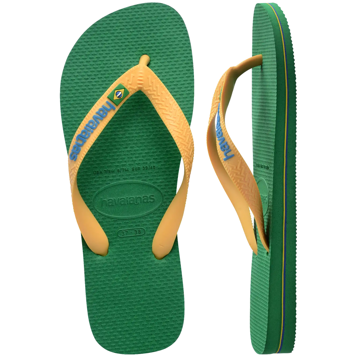 Men's Brazil Logo Flip Flops